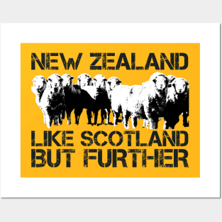 Flight of the Conchords, visit New Zealand, like Scotland but further Posters and Art